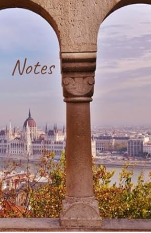 Budapest, Hungary Columns notebook