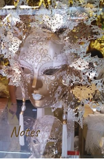 Mask images in a Venice Italy storefront